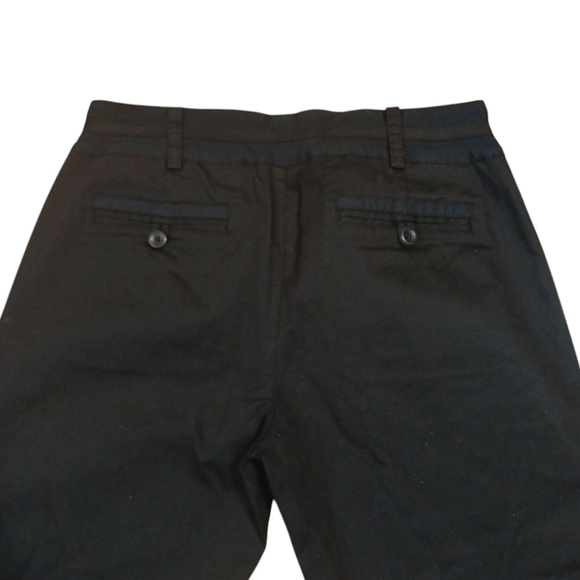 NEW Armani Exchange Black Cropped Trousers Women's Capri Pants Size 6 - Picture 8 of 11
